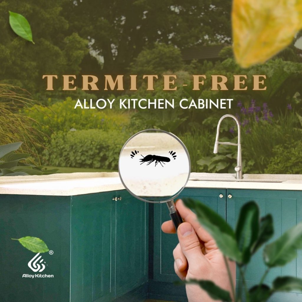 termite free alloy kitchen cabinet 