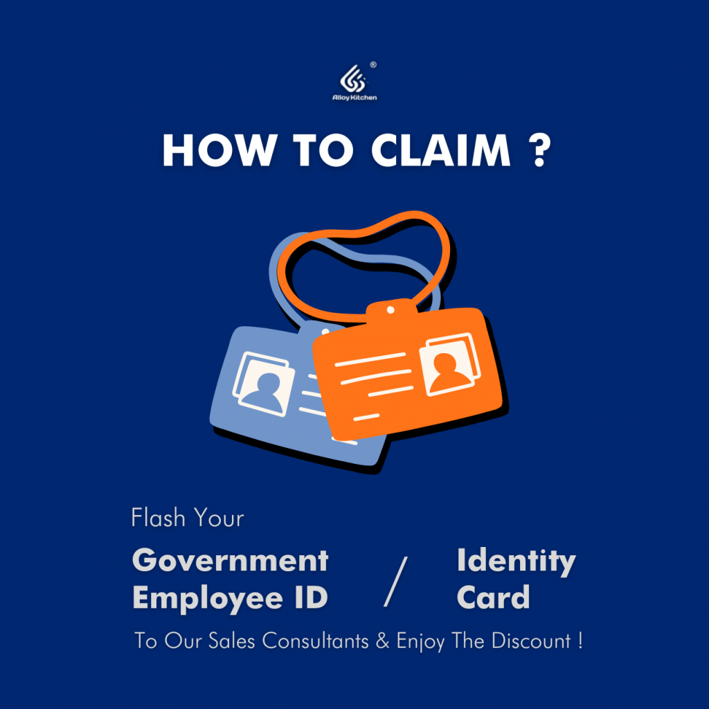 How To Claim?
Flash Your Government Employees ID Or Identity Card To Our Sales Consultants & Enjoy Your Discount!