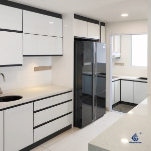 4G White ALuminium Kitchen Cabinet